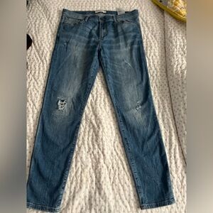 Banana Republic skinny distressed 30 ankle jeans